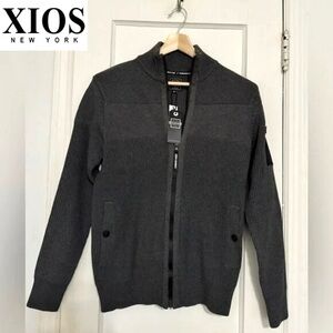 Xios Men’s Zip Up Sweater | Size: M | Color: Gray